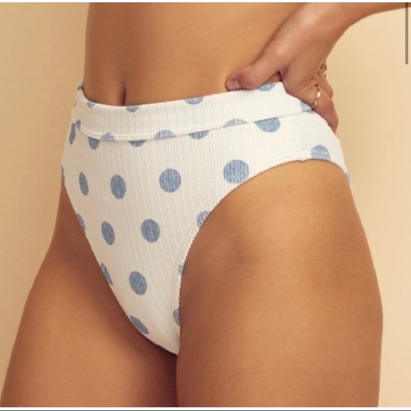 Billabong Wrangler Sea Spots Rise Bikini Bottom Size Large - Picture 1 of 6